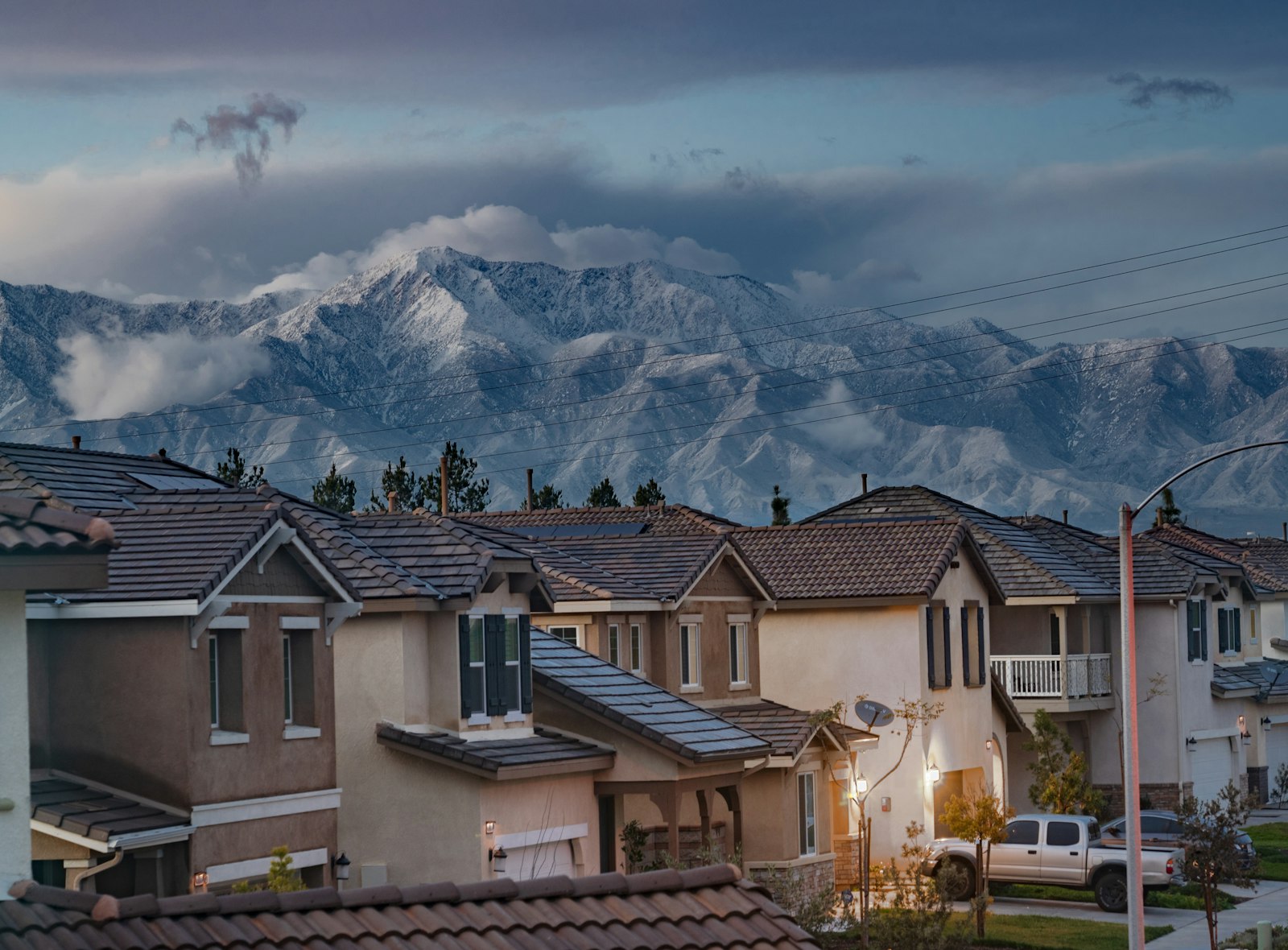 Homes in a residential community